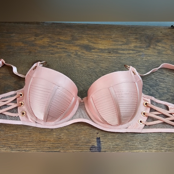 Honey Birdette Jerry Blush push up bra 34C rare sold out - Picture 3 of 7